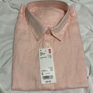 Uniqlo Premium Linen Long Sleeve Shirt